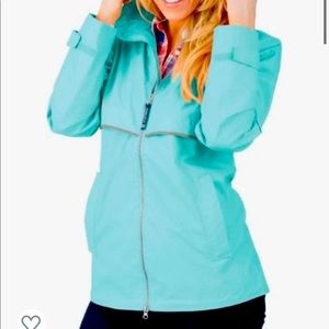 Charles River Apparel New Englander Wind & Waterproof Rain Jacket aqua XS